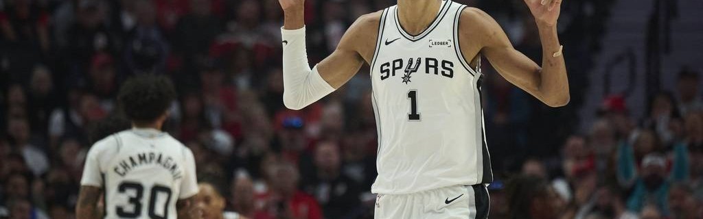 DBOY归来！27+11不够看？ 文班4抢断7盖帽正负值+28